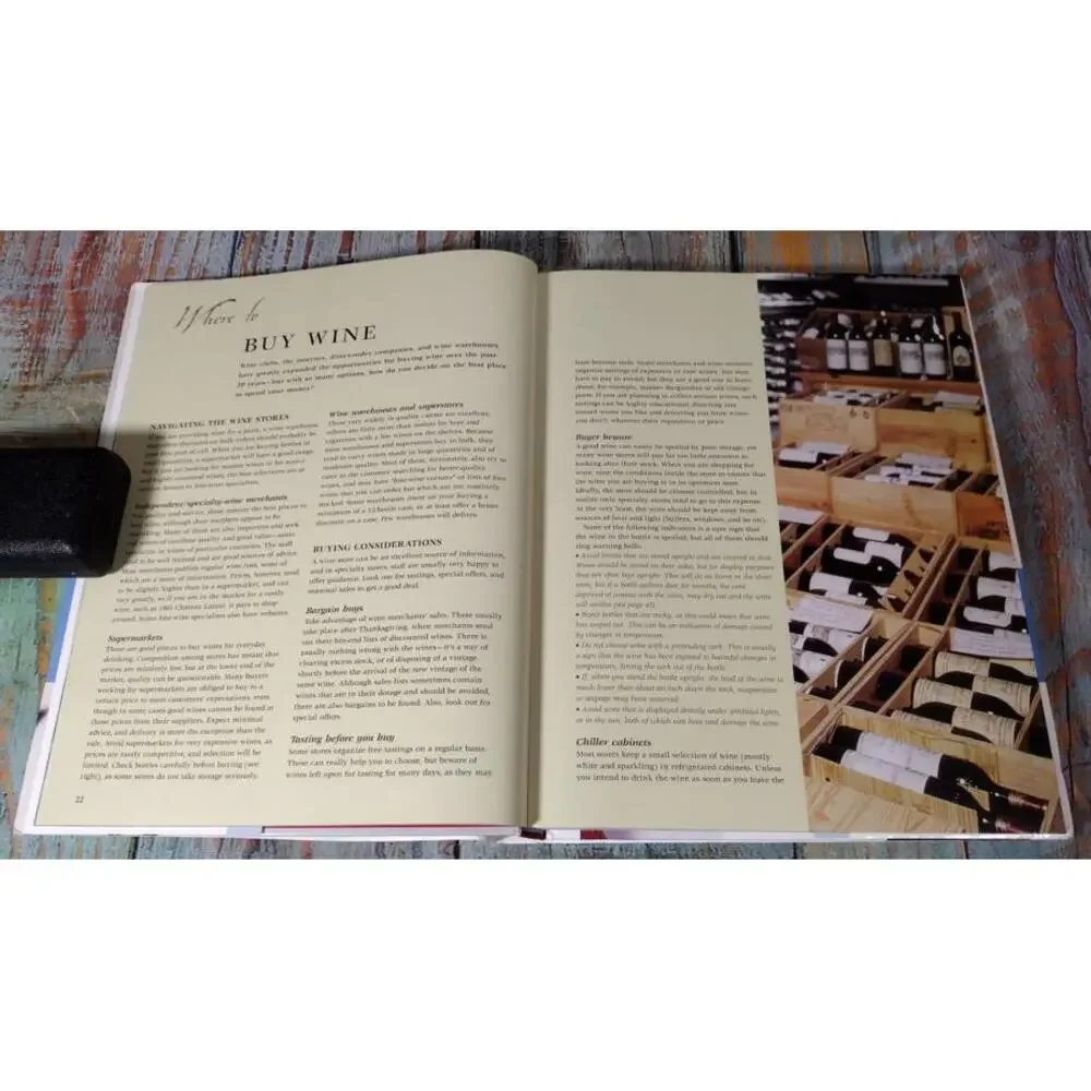 Le Cordon Bleu Wine Essentials Book - Professional Guide to Buying, Storing, and